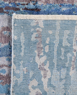 Traditional Abstarct Wool, Silk Hand Knotted Brown Area Rug 8' 1" x 9' 10"