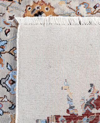 Traditional Abstarct Wool, Silk Hand Knotted Gray Area Rug 8' 2" x 10' 1"