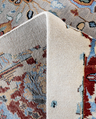 Traditional Abstarct Wool, Silk Hand Knotted Gray Area Rug 8' 2" x 10' 1"