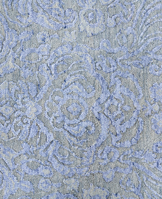 Traditional Floral Wool, Silk Hand Knotted Beige Area Rug 9' 1" x 12' 0"