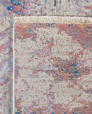 Traditional Abstarct Wool, Silk Hand Knotted Beige Area Rug 8' 1" x 10' 3"