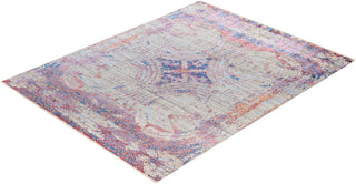 Traditional Abstarct Wool, Silk Hand Knotted Beige Area Rug 8' 1" x 10' 3"