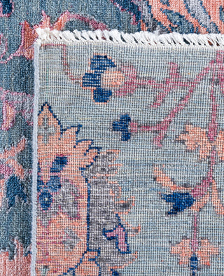 Traditional Floral Wool, Silk Hand Knotted Gray Area Rug 8' 2" x 10' 3"
