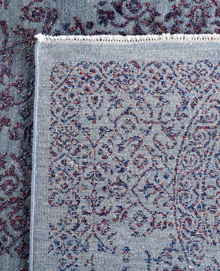 Traditional Abstarct Wool, Silk Hand Knotted Gray Area Rug 9' 0" x 12' 4"