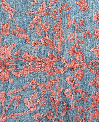 Traditional Abstarct Wool, Silk Hand Knotted Gray Area Rug 8' 3" x 10' 2"