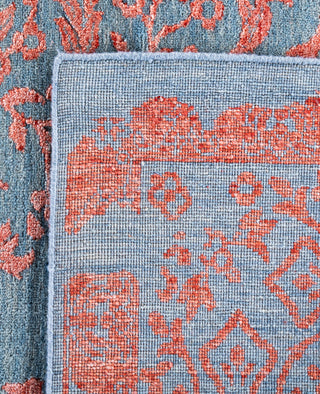 Traditional Abstarct Wool, Silk Hand Knotted Gray Area Rug 8' 3" x 10' 2"