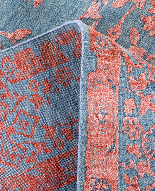 Traditional Abstarct Wool, Silk Hand Knotted Gray Area Rug 8' 3" x 10' 2"