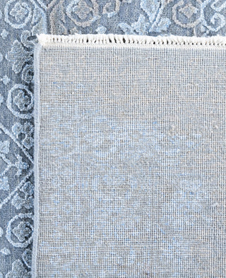 Traditional Abstarct Wool, Silk Hand Knotted Gray Area Rug 8' 2" x 10' 2"