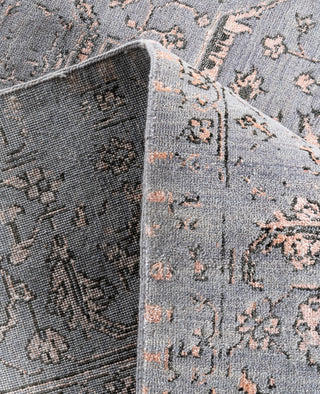 Traditional Abstarct Wool, Silk Hand Knotted Gray Area Rug 8' 2" x 10' 0"