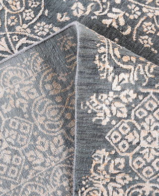 Traditional Abstarct Wool, Silk Hand Knotted Gray Area Rug 9' 1" x 12' 3"