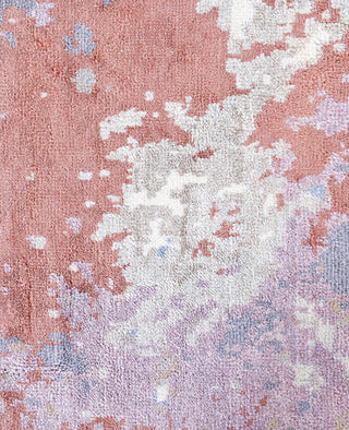 Traditional Abstarct Silk, Wool Hand Knotted Brown Area Rug 9' 2" x 11' 9"