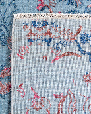 Traditional Ikat Hand Knotted Abstract Silk & Wool Blend Rust Area Rug 8' 2" x 10' 2"