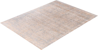 Traditional Abstarct Wool, Silk Hand Knotted Gray Area Rug 8' 10" x 12' 0"