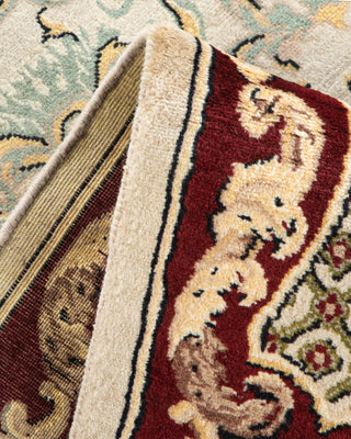 Traditional Hand Knotted Ivory Area Rug 3' 10" x 6' 1"