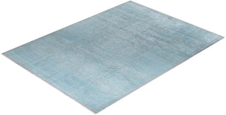 Traditional Ikat Hand Knotted Oriental Silk & Wool Blend Gray Area Rug 9' 0" x 12' 0"