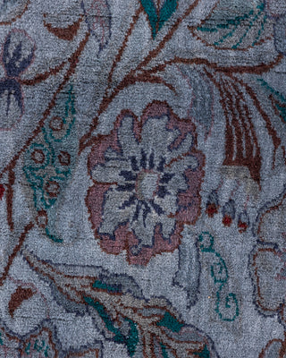 Fine Vibrance, One-of-a-Kind Hand-Knotted Runner Rug  - Gray, 2' 7" x 12' 8"