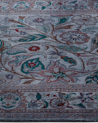 Fine Vibrance, One-of-a-Kind Hand-Knotted Runner Rug  - Gray, 2' 7" x 12' 8"