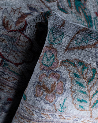 Fine Vibrance, One-of-a-Kind Hand-Knotted Runner Rug  - Gray, 2' 7" x 12' 8"