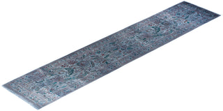 Fine Vibrance, One-of-a-Kind Hand-Knotted Runner Rug  - Gray, 2' 7" x 12' 8"