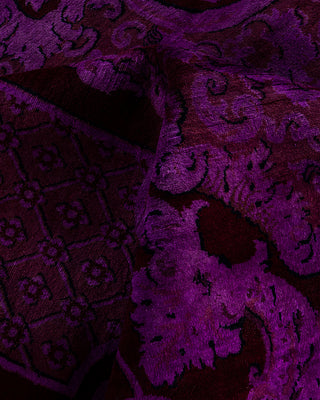Fine Vibrance, One-of-a-Kind Handmade Area Rug  - Purple, 10' 2" x 14' 0"