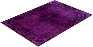 Fine Vibrance, One-of-a-Kind Handmade Area Rug  - Purple, 10' 2" x 14' 0"