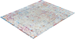 Traditional Ikat Hand Knotted Abstract Silk & Wool Blend Brown Area Rug 8' 1" x 10' 1"