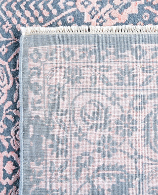 Traditional Floral Wool, Silk Hand Knotted Gray Area Rug 8' 0" x 10' 0"