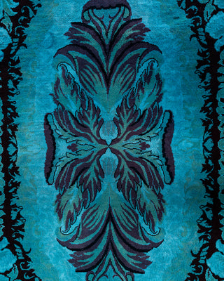 Fine Vibrance, One-of-a-Kind Handmade Area Rug  - Blue, 10' 0" x 13' 10"