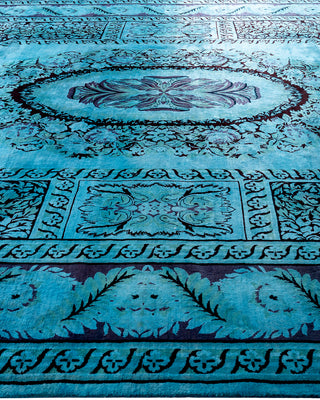 Fine Vibrance, One-of-a-Kind Handmade Area Rug  - Blue, 10' 0" x 13' 10"