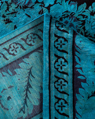 Fine Vibrance, One-of-a-Kind Handmade Area Rug  - Blue, 10' 0" x 13' 10"