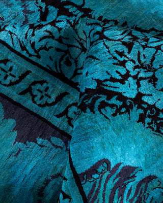 Fine Vibrance, One-of-a-Kind Handmade Area Rug  - Blue, 10' 0" x 13' 10"