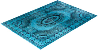 Fine Vibrance, One-of-a-Kind Handmade Area Rug  - Blue, 10' 0" x 13' 10"