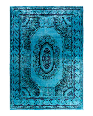 Fine Vibrance, One-of-a-Kind Handmade Area Rug  - Blue, 10' 0" x 13' 10"