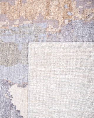 Modern - Contemporary Hand Knotted Beige Area Rug 10' 1" x 8' 1"