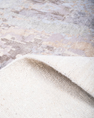 Modern - Contemporary Hand Knotted Beige Area Rug 10' 1" x 8' 1"