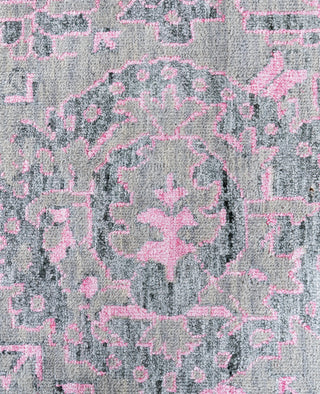Traditional Abstarct Wool, Silk Hand Knotted Gray Area Rug 9' 0" x 11' 10"