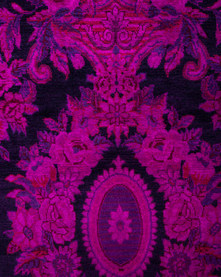 Fine Vibrance, One-of-a-Kind Hand-Knotted Runner Rug  - Pink, 2' 8" x 12' 8"