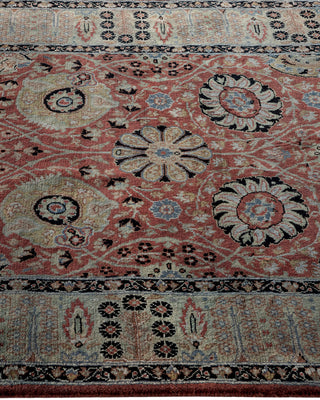 Contemporary Hand-Knotted Overdyed Red Area Rug 3' 2" x 4' 10"