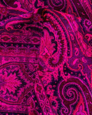 Overdyed Hand-Knotted Pink Area Rug 8' 0" x 10' 3"