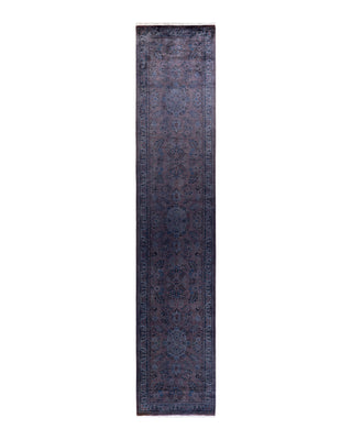 Contemporary Fine Vibrance Beige Wool Area Rug 2' 3" x 12' 5"