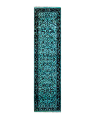 Modern Fine Vibrance Blue Runner 2' 7" x 10' 1"