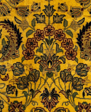 Fine Vibrance, One-of-a-Kind Hand-Knotted Area Rug  - Yellow, 2' 6" x 12' 1"