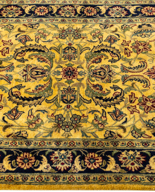 Fine Vibrance, One-of-a-Kind Hand-Knotted Area Rug  - Yellow, 2' 6" x 12' 1"