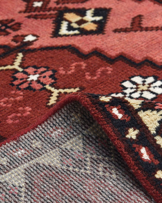 Sahara Hand Knotted Boho Red Area Rug