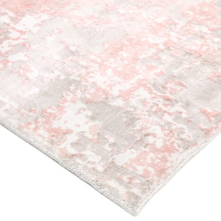 Blush Hand Loomed Contemporary Abstract Area Rug