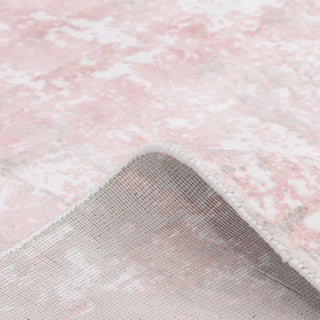 Blush Hand Loomed Contemporary Abstract Area Rug