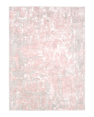 Blush Hand Loomed Contemporary Abstract Area Rug