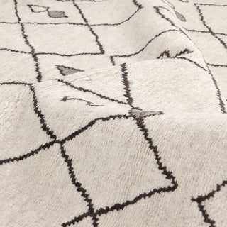 Amina Hand-Knotted Bohemian Moroccan Area Rug