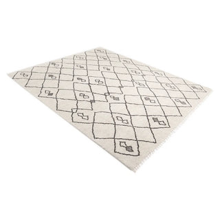 Amina Hand-Knotted Bohemian Moroccan Area Rug