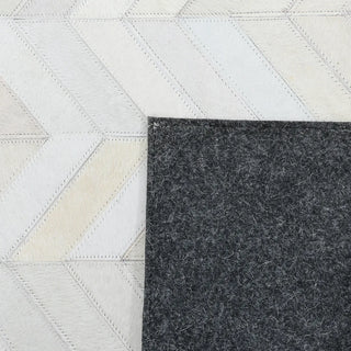 Meir Handmade Contemporary Cowhide Area Rug
